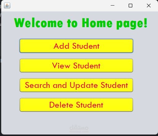 Student Management System Project