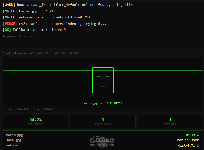 AI Face Recognition System