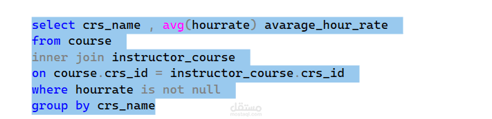 sql query