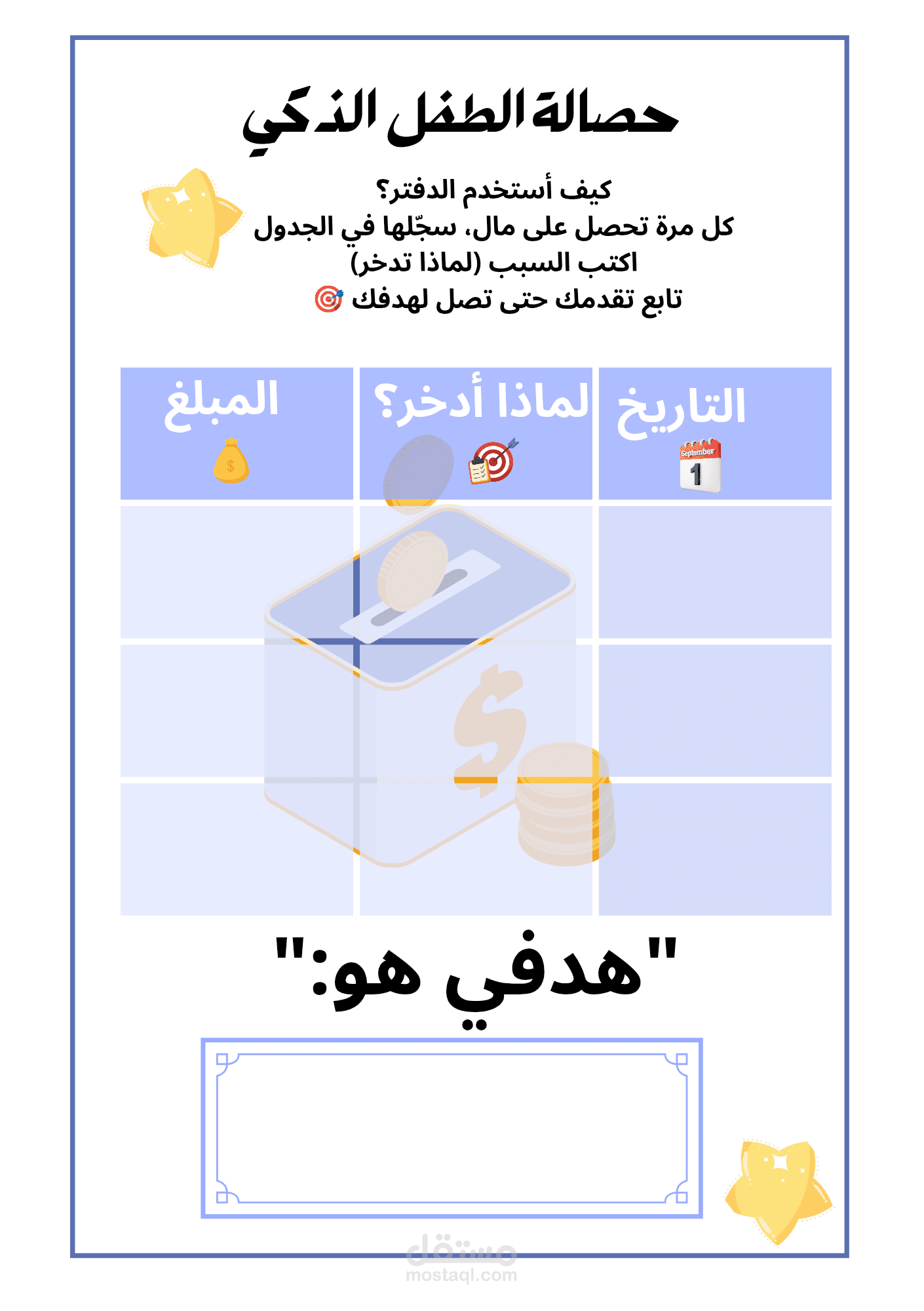 حقيبة "التاجر الصغير" لتعزيز الثقافة المالية للأطفال.