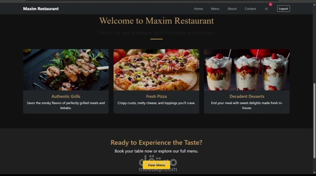E-commerce Platform built with React