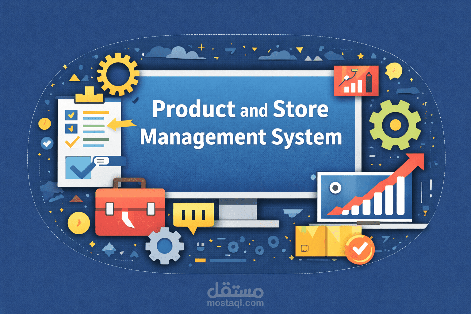 تطوير نظام إدارة مبيعات ومخزون متعدد المساحات (Multi-Workspace) مع صلاحيات وتقارير