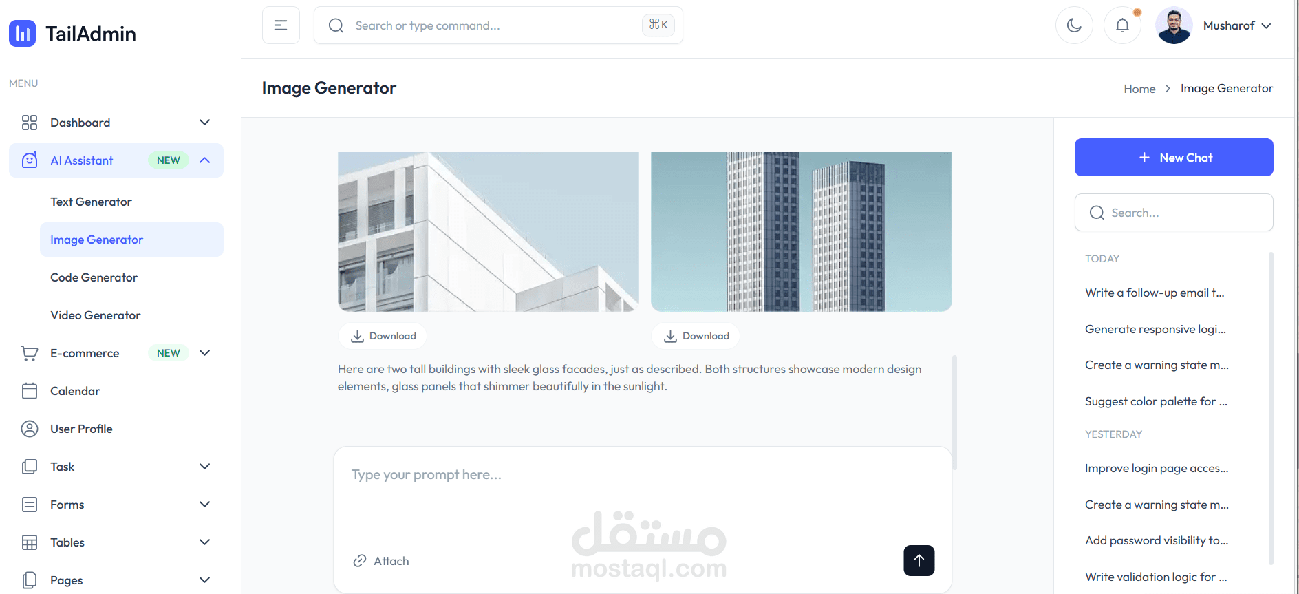 Full Stack Website | Admin dashboard