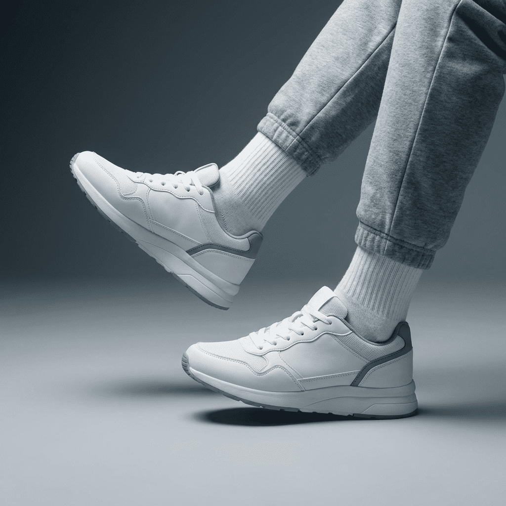 حذاء رياضي في استوديو احترافي