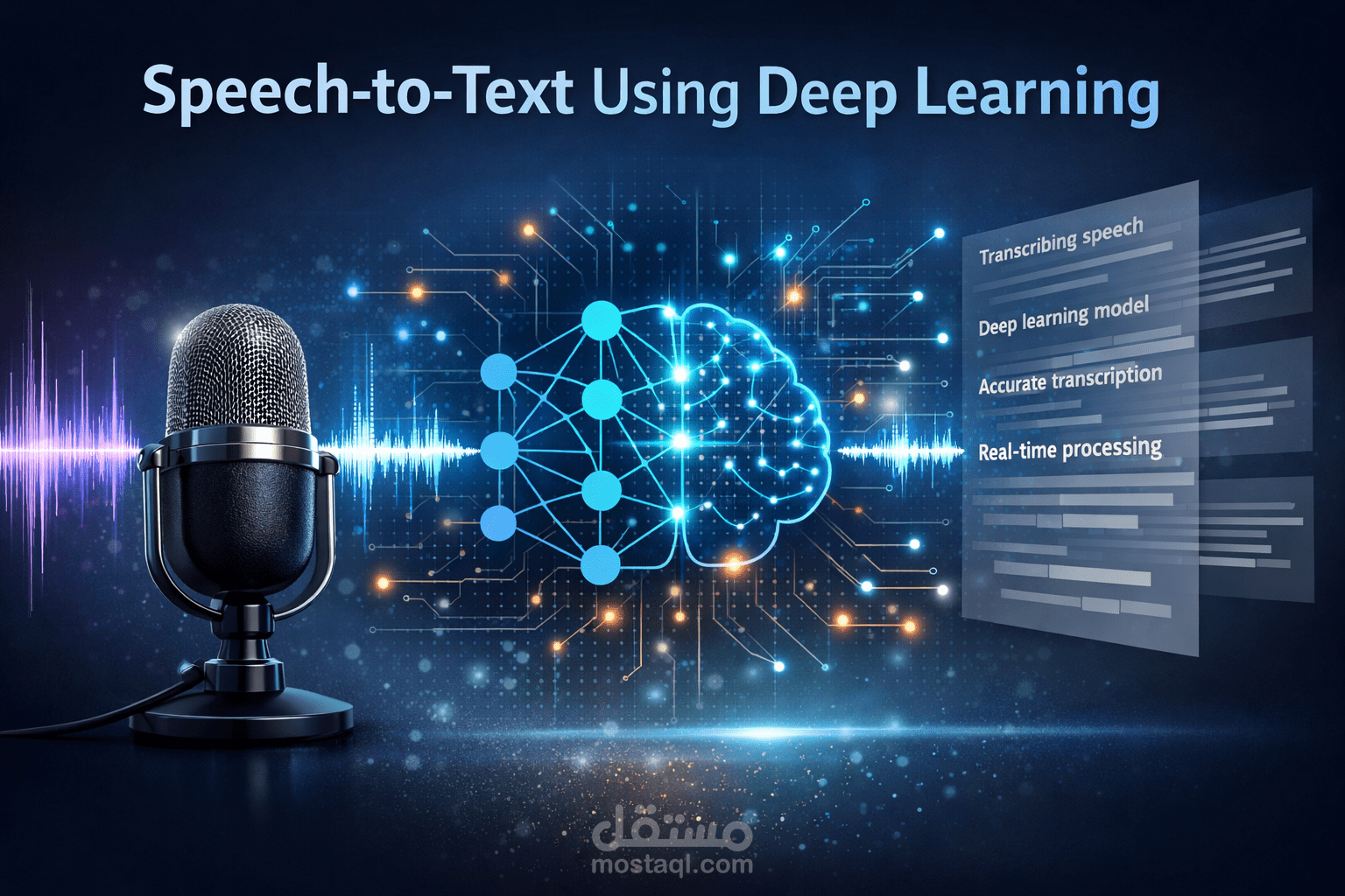 speech to text using deep learning