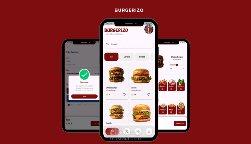 Burgerizo app