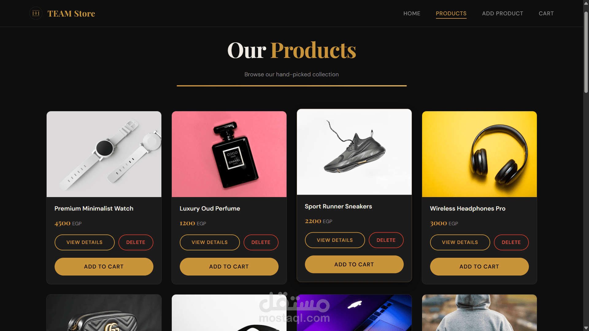 تصميم متجر إلكتروني حديث ومتجاوب لجميع الأجهزة