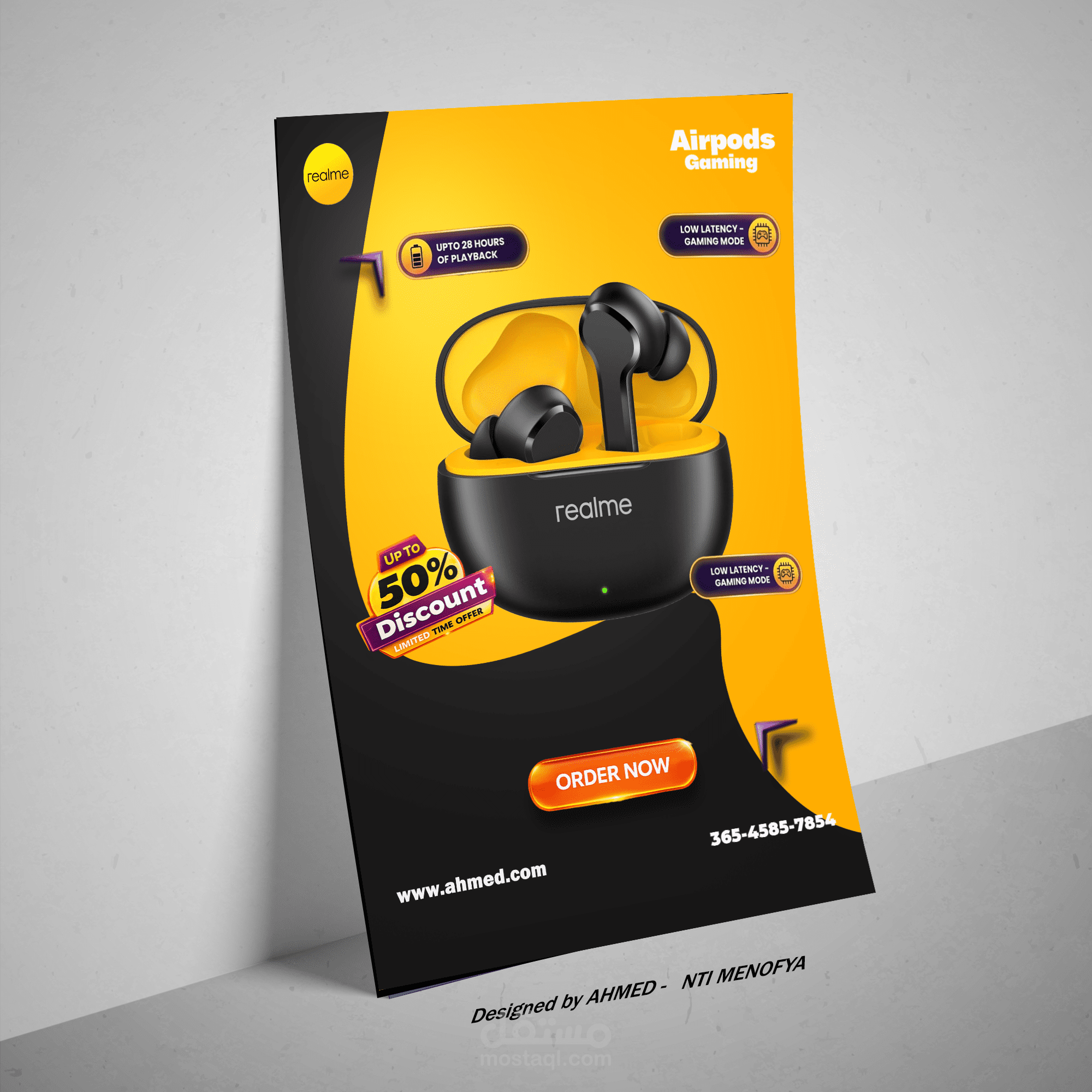 اعلان سماعة ريلمي