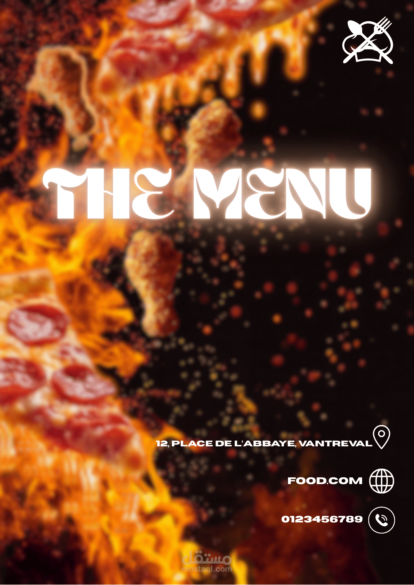 تصميم منيو للمطاعم احترافي و جذاب