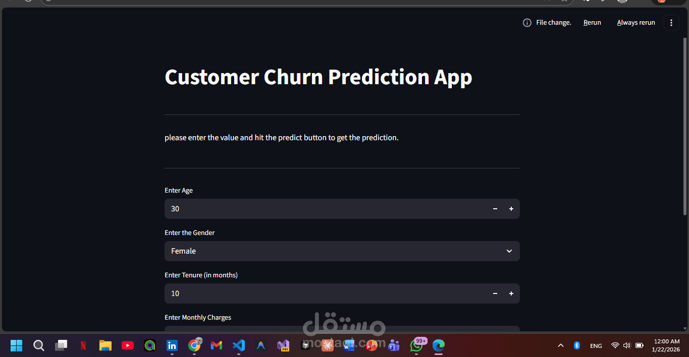 customer churn prediction