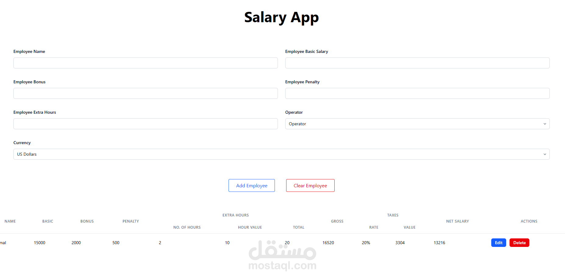 Salary App