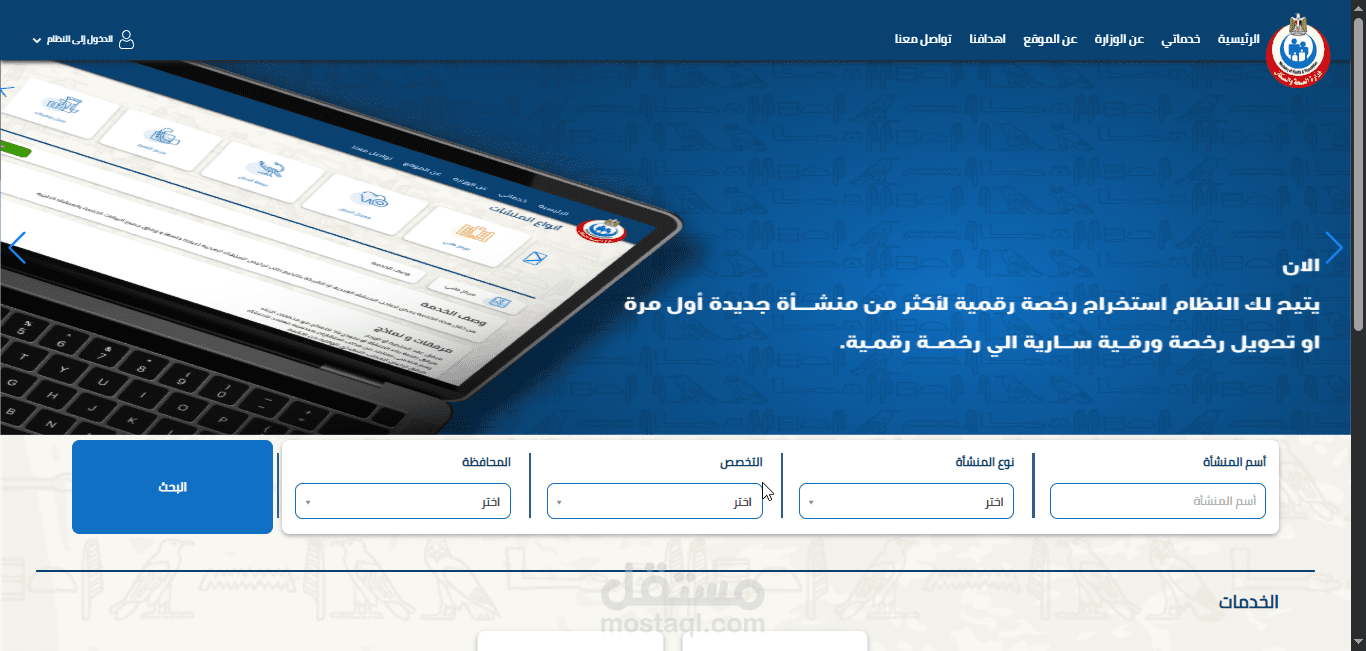 Testing Government Service System