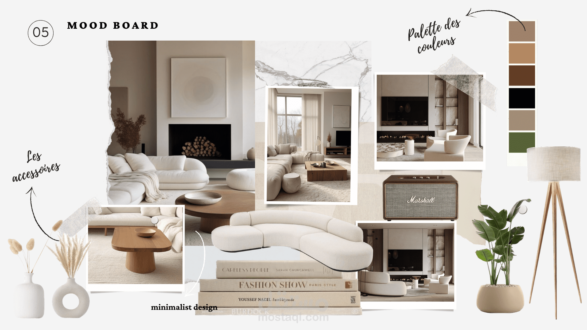 Design for several areas of the house