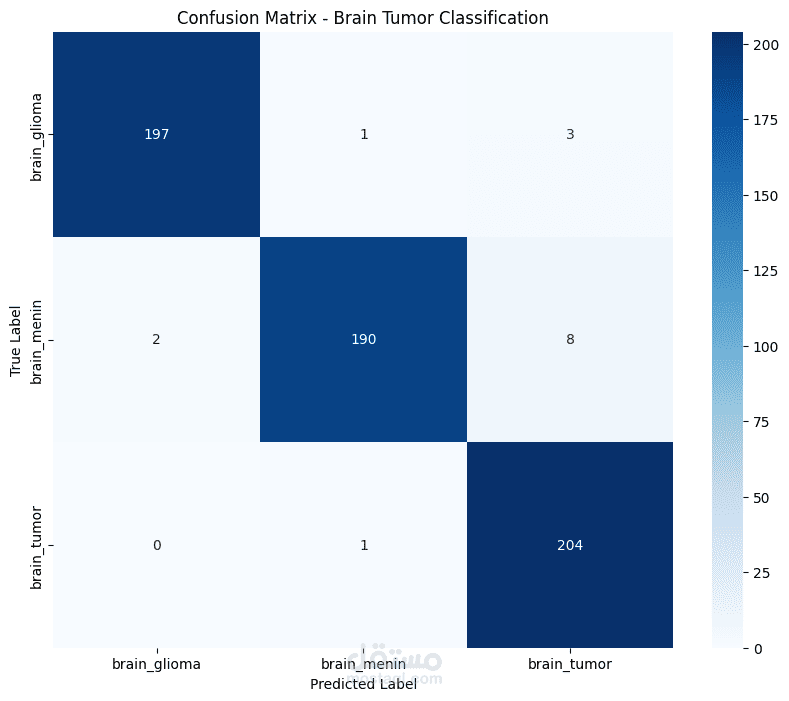 AI-Based Brain Tumor Classification System