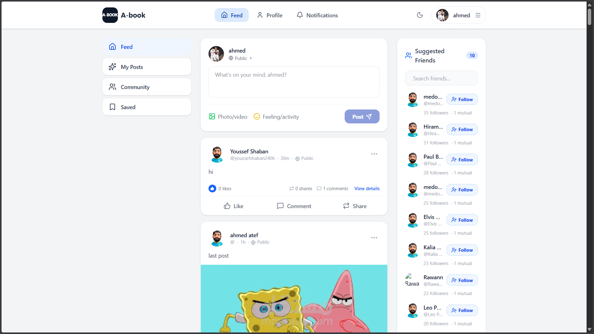 A-Book (Social Networking Platform)