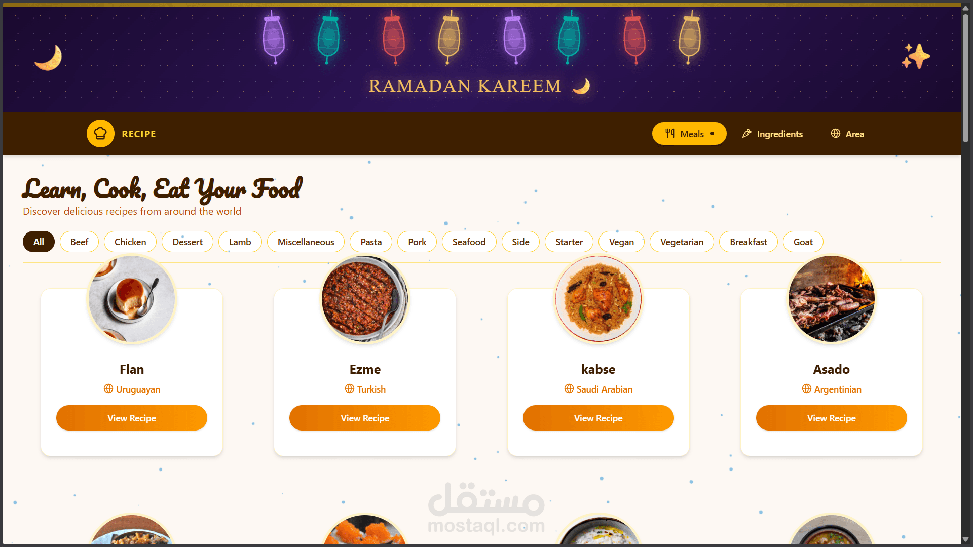 Recipe App (Culinary Discovery App)