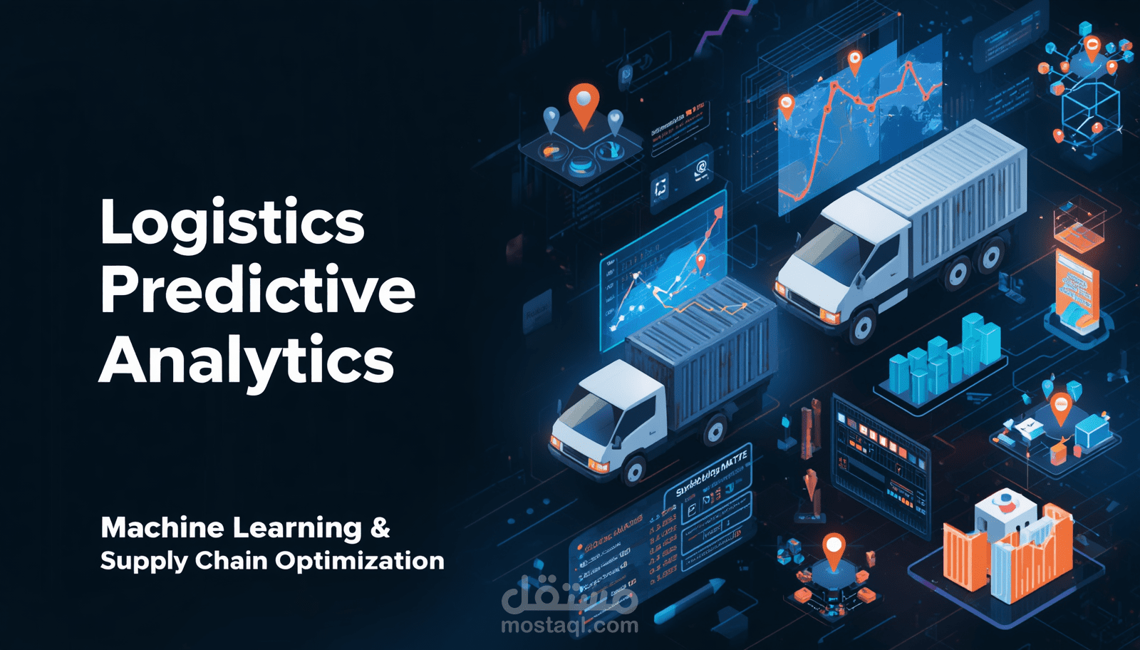 بناء نظام تنبؤي ذكي لتحليل وتوقع تأخير الشحنات في سلاسل الإمداد | Predictive Logistics & Supply Chain Analytics