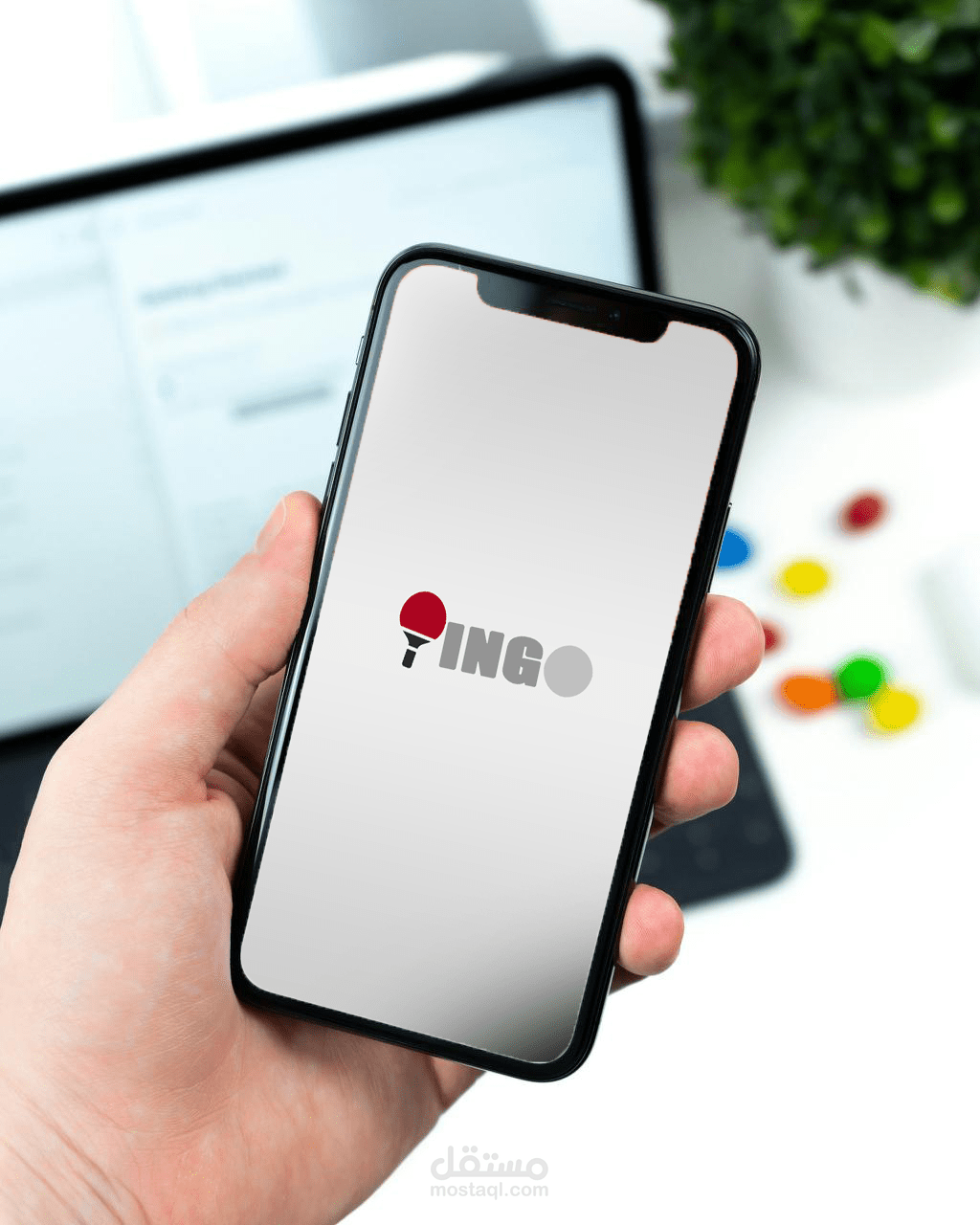 تصميم لتطبيق متجر PINGO لبيع منتجات تنس الطاولة