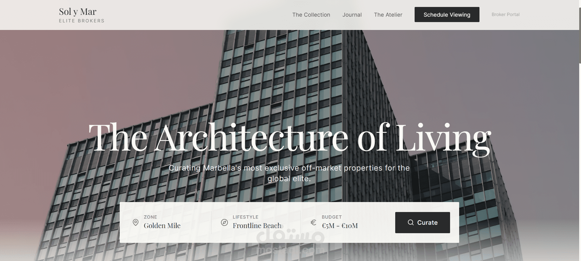 منصة عقارية متكاملة - واجهات مستخدم ذكية لوكلاء العقارات والعملاء