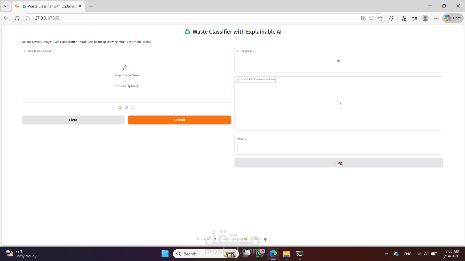 نظام تصنيف القمامة (waste-classifier)