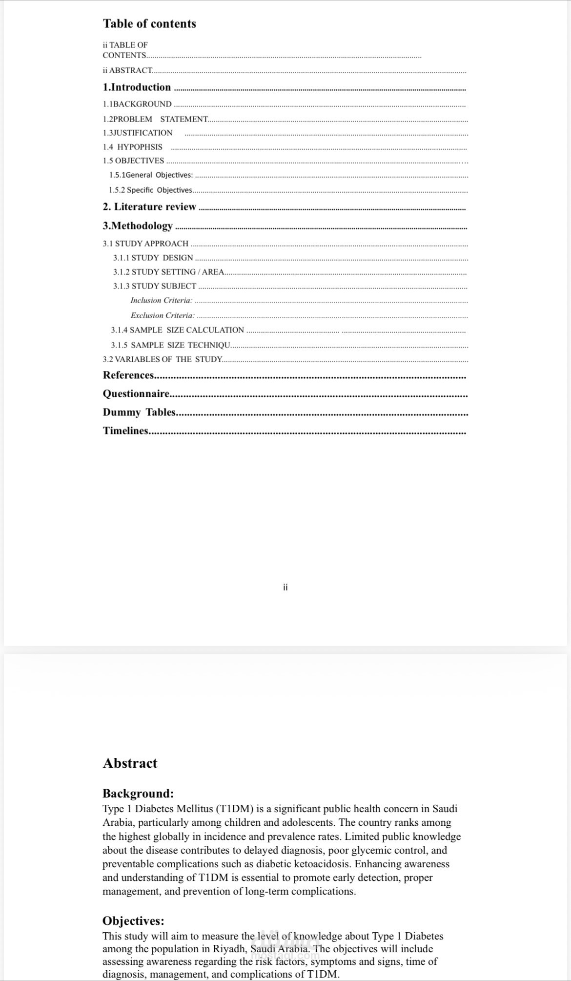 قائدة لفريق بحث وعمل Research proposal