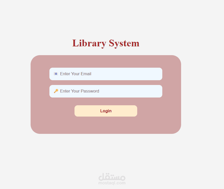 Library System - Web Application