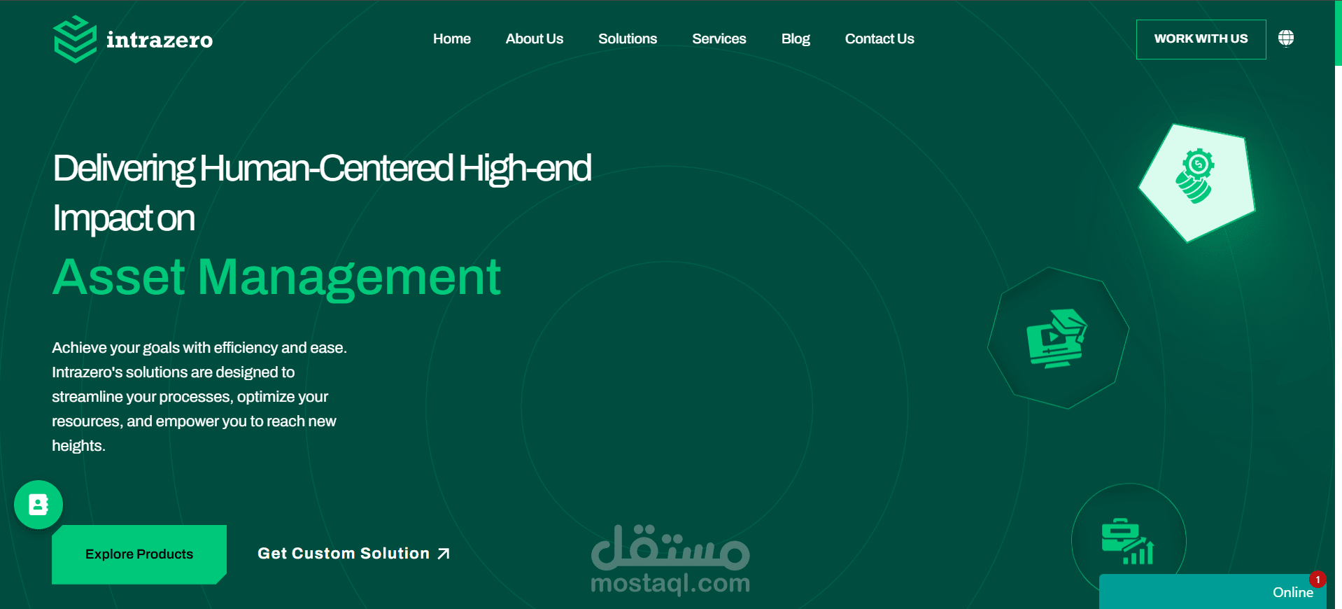 Intrazero website
