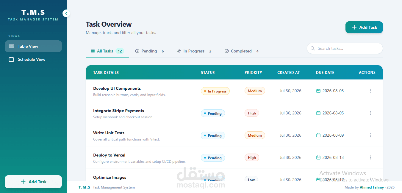Task Management System