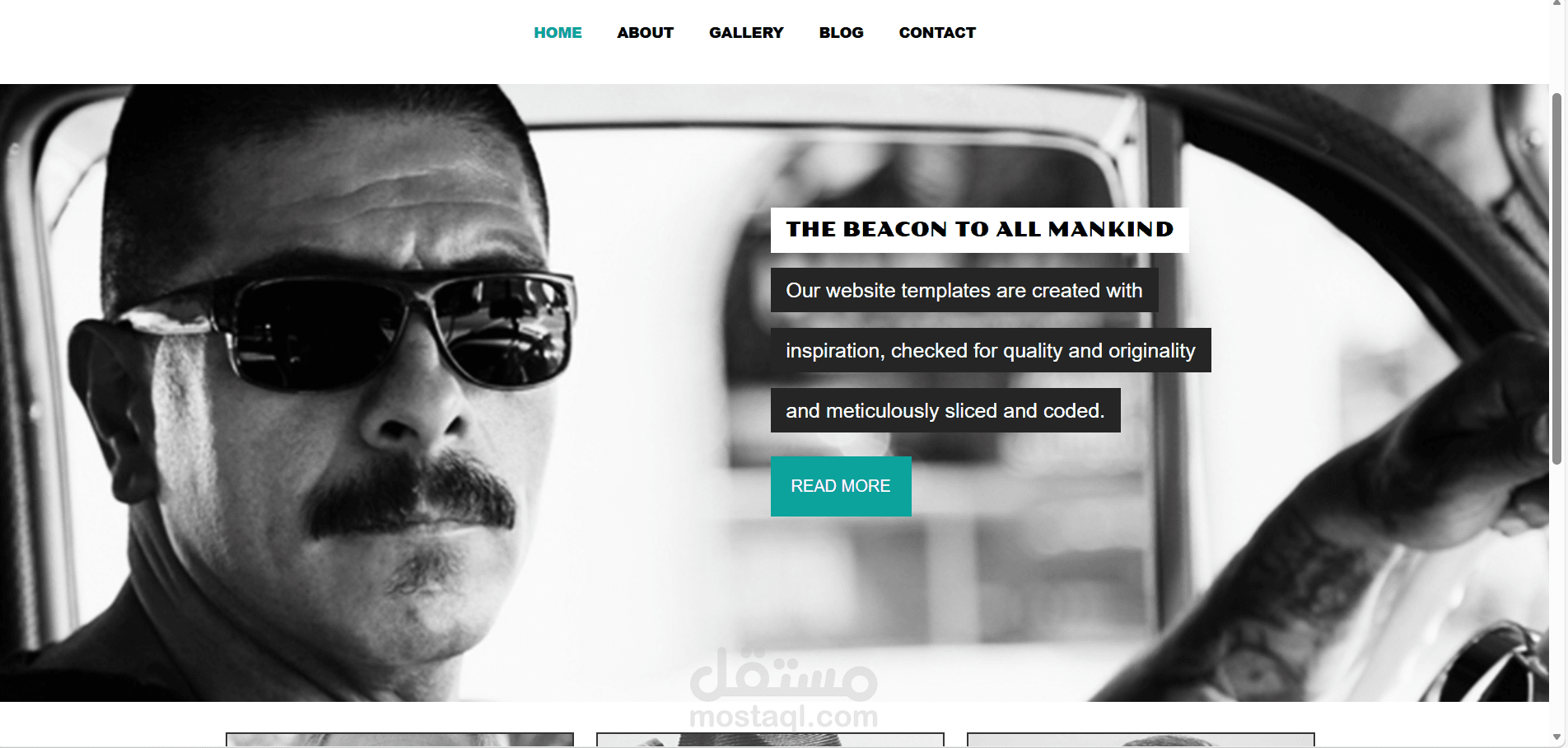 تصميم واجهه موقع ويب