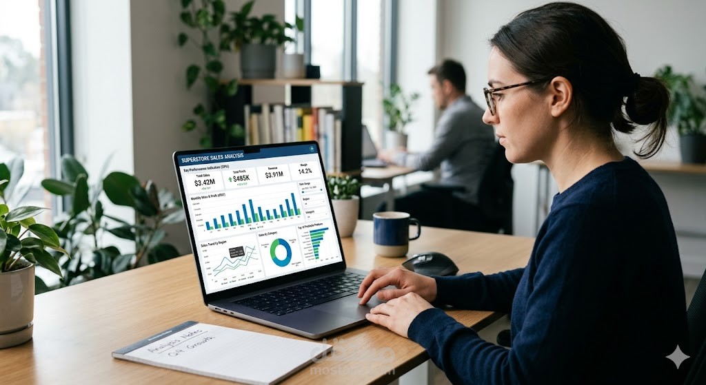 ? تحليل بيانات المبيعات لمتجر إلكتروني (Superstore Sales Analysis)