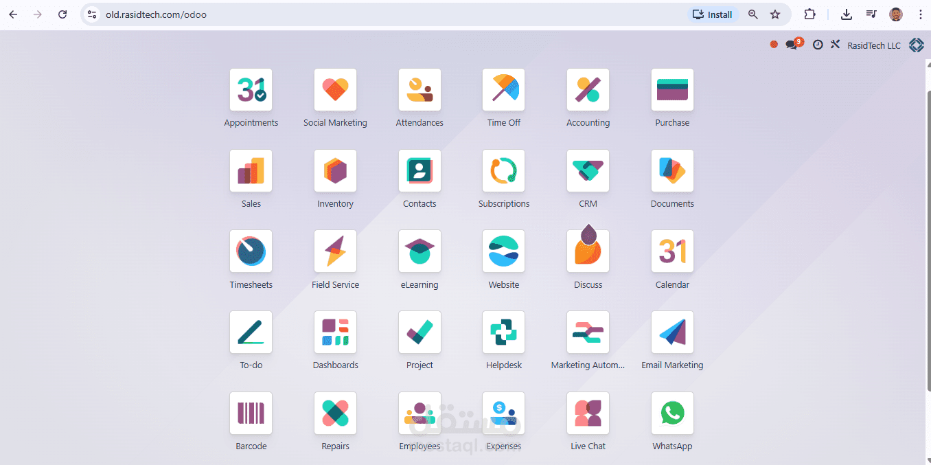 تنفيذ نظام ERP متكامل باستخدام Odoo مع ربط WhatsApp API ومنصة Meta لإدارة التواصل مع العملاء