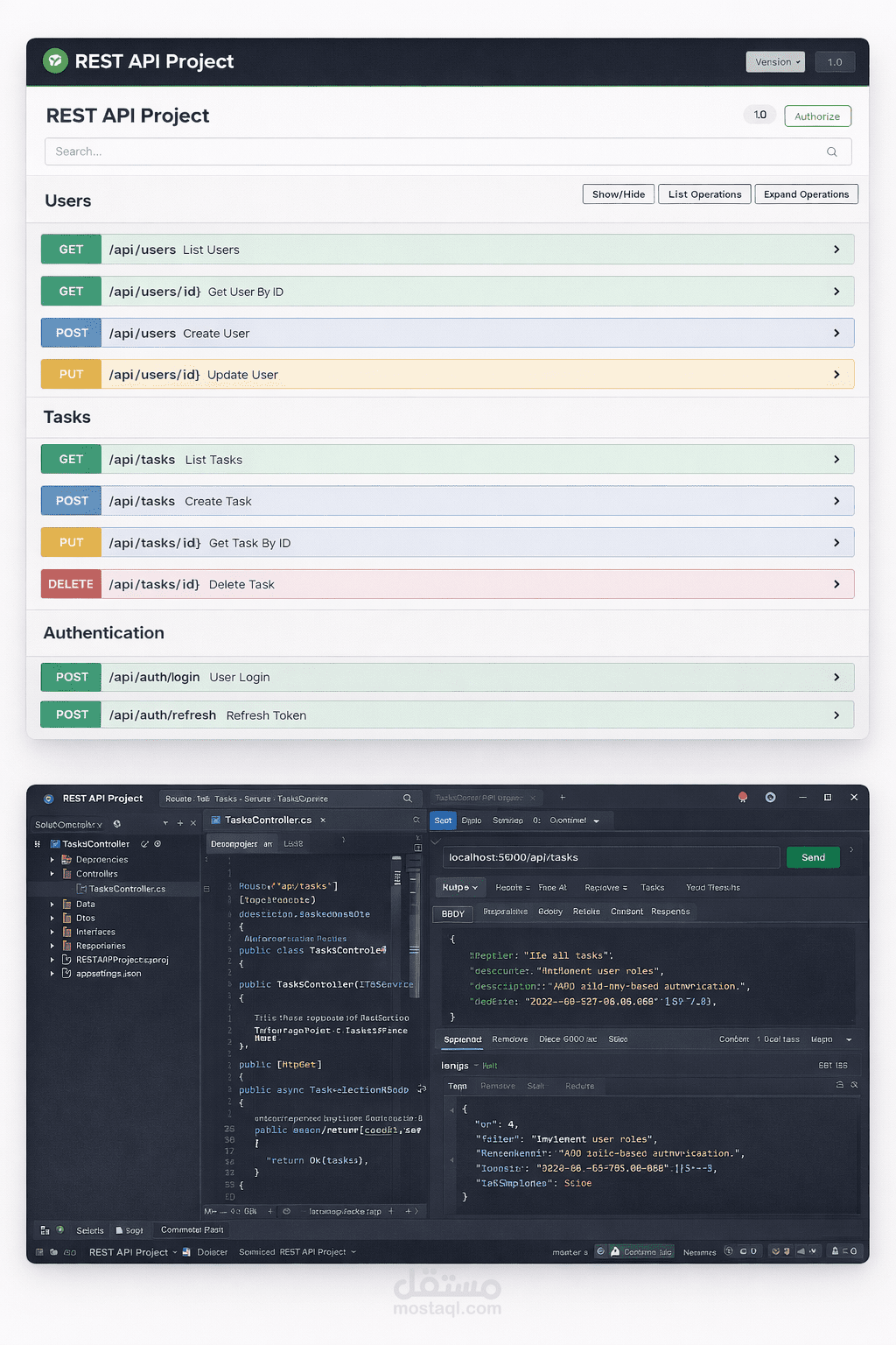 تطوير RESTful API احترافي باستخدام ASP.NET Core