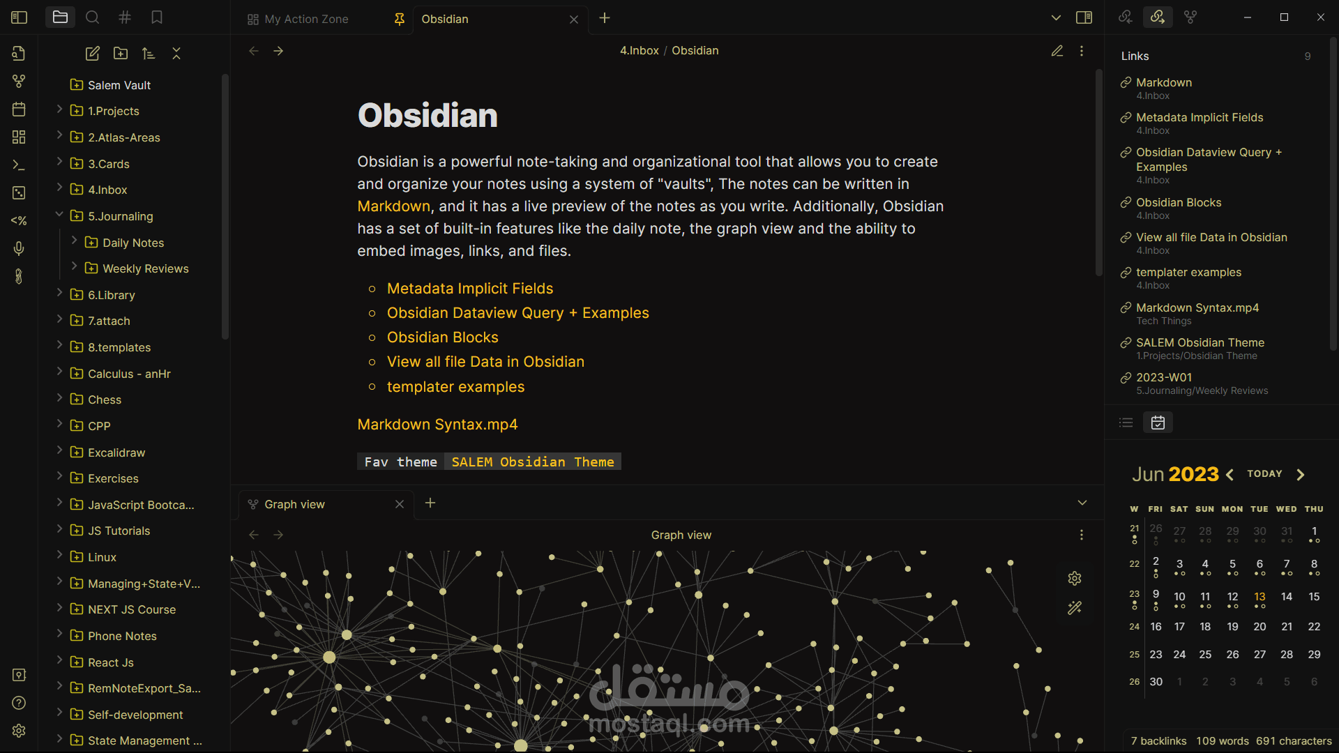 ٍSALEM Obsidian-Theme