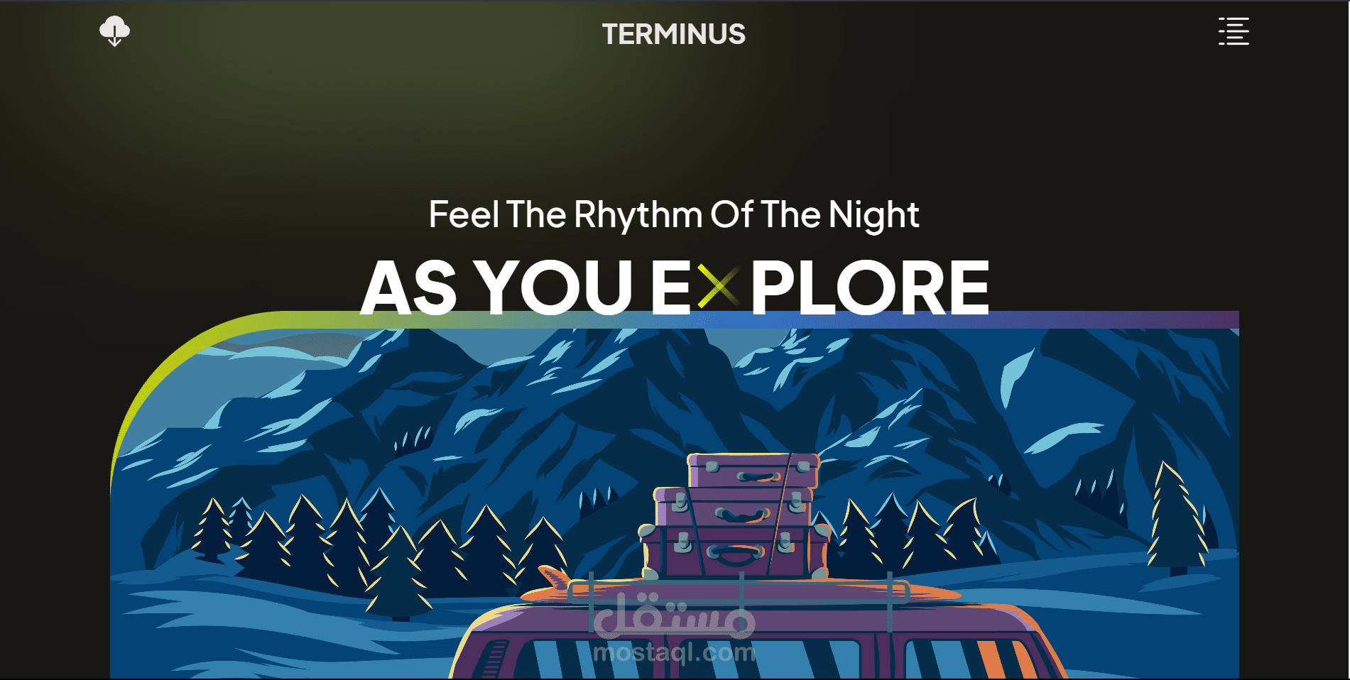 موقع بتصميم جذاب ومعاصر باستخدام تقنية nextJS