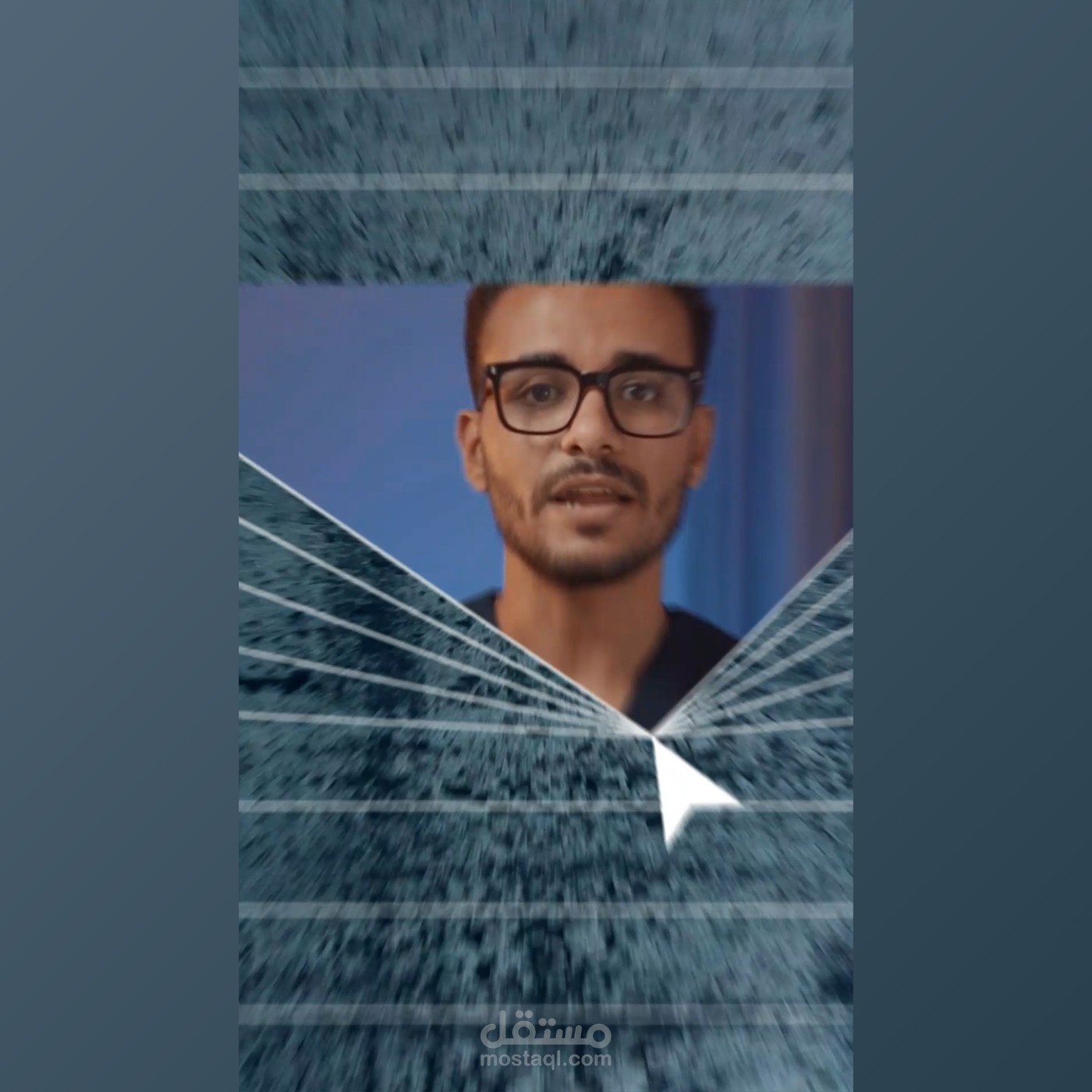 مشروع مونتاج وموشن جرافيك لفيديو Talking Head في المجال الطبي.