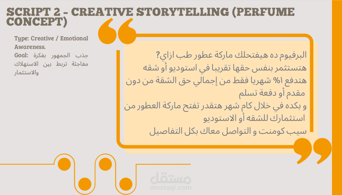 CREATIVE STORYTELLING (PERFUME CONCEPT)