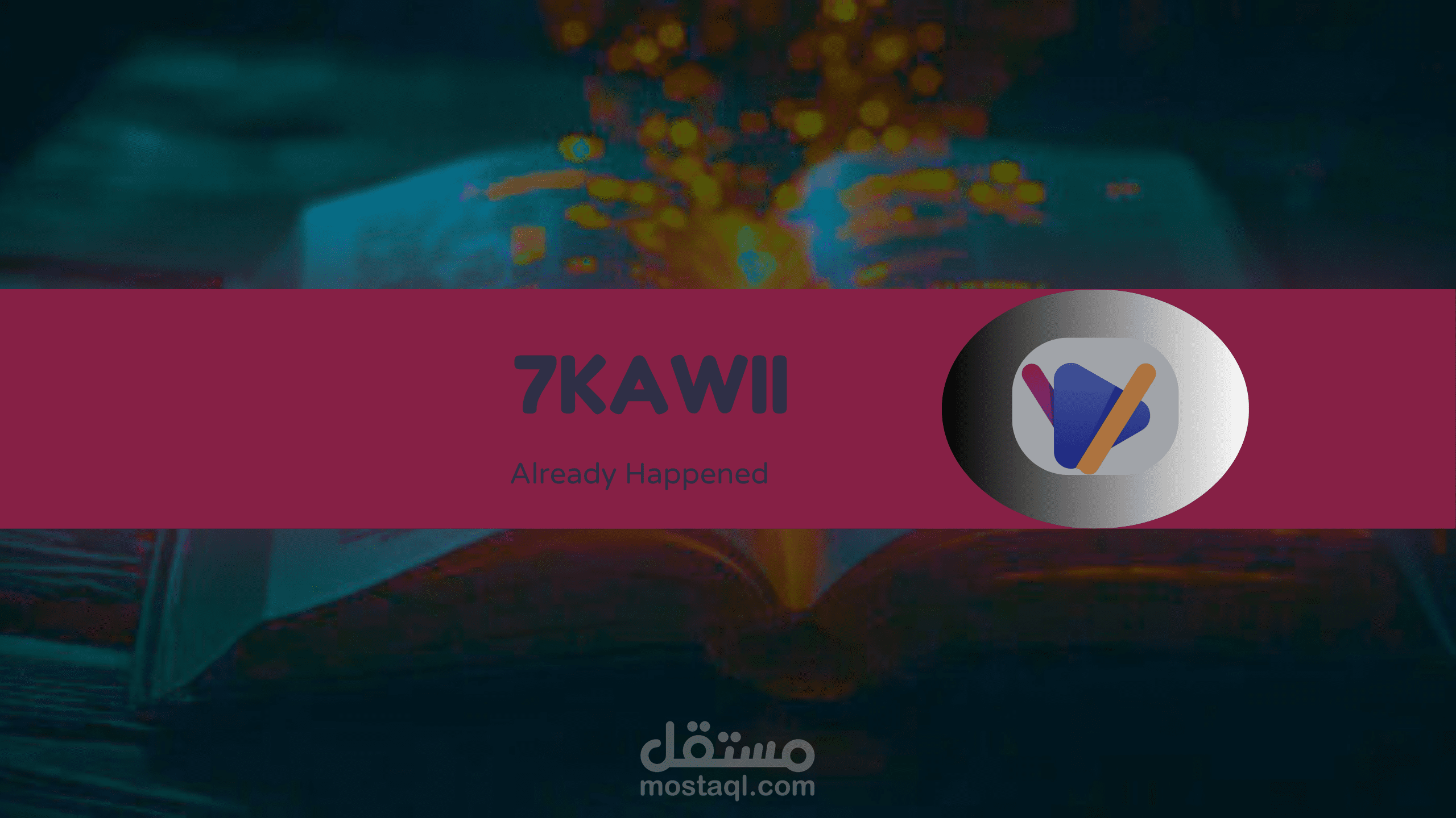 تصميم الهوية البصرية الكاملة لقناة "7Kawii - حكاوي" للقصص التاريخية والجرائم