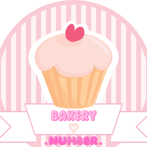 تصميم هوية بصرية ناعمة (Flat Design) لمتجر حلويات ومخبوزات