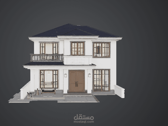 تصميم بيئة ثلاثية الأبعاد متكاملة باستخدام Blender