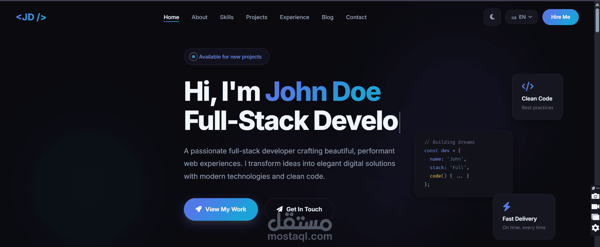 Create Professional Protoflio