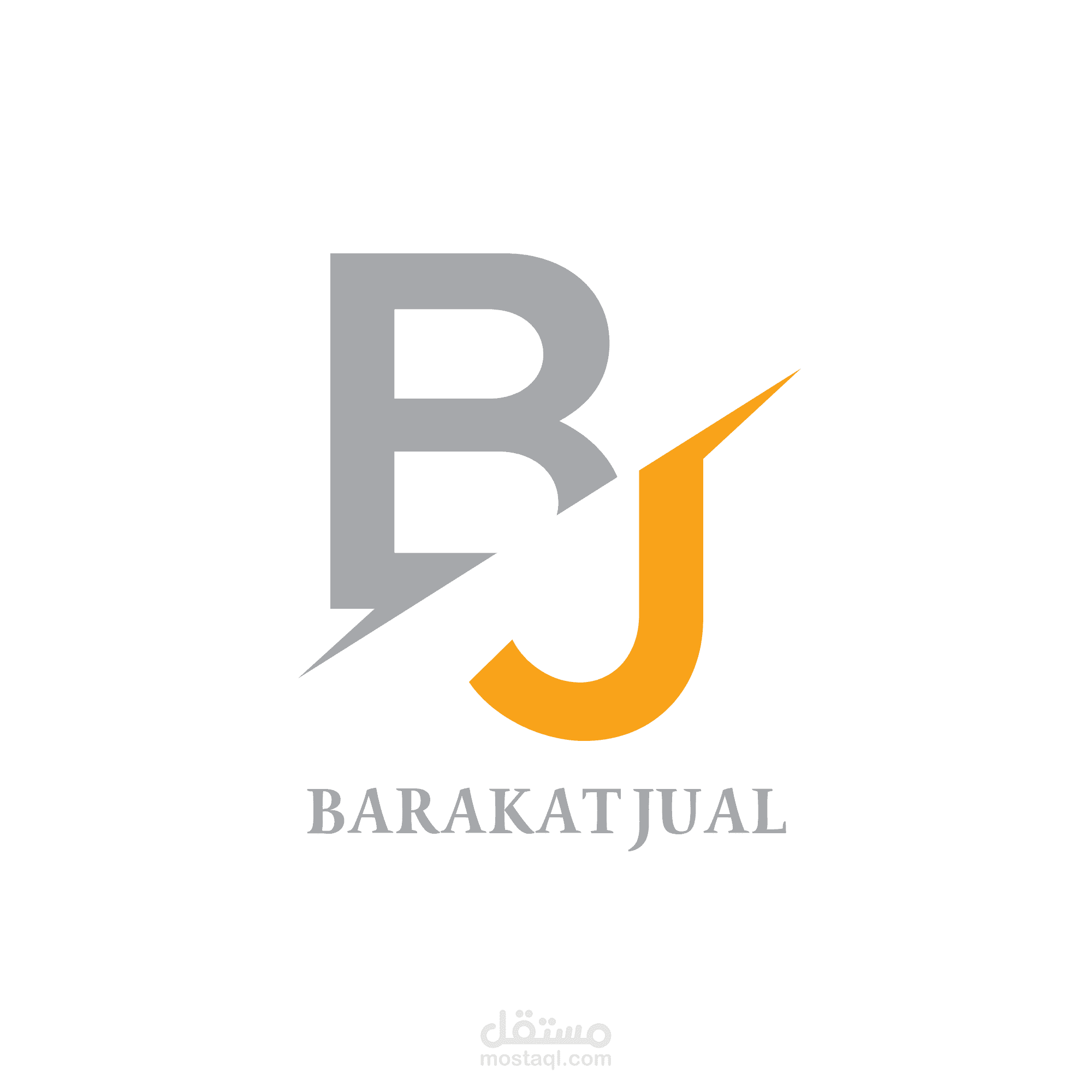 "تصميم شعار واحترافي (Monogram) لبراند تسوق 'BARAKAT JUAL'"