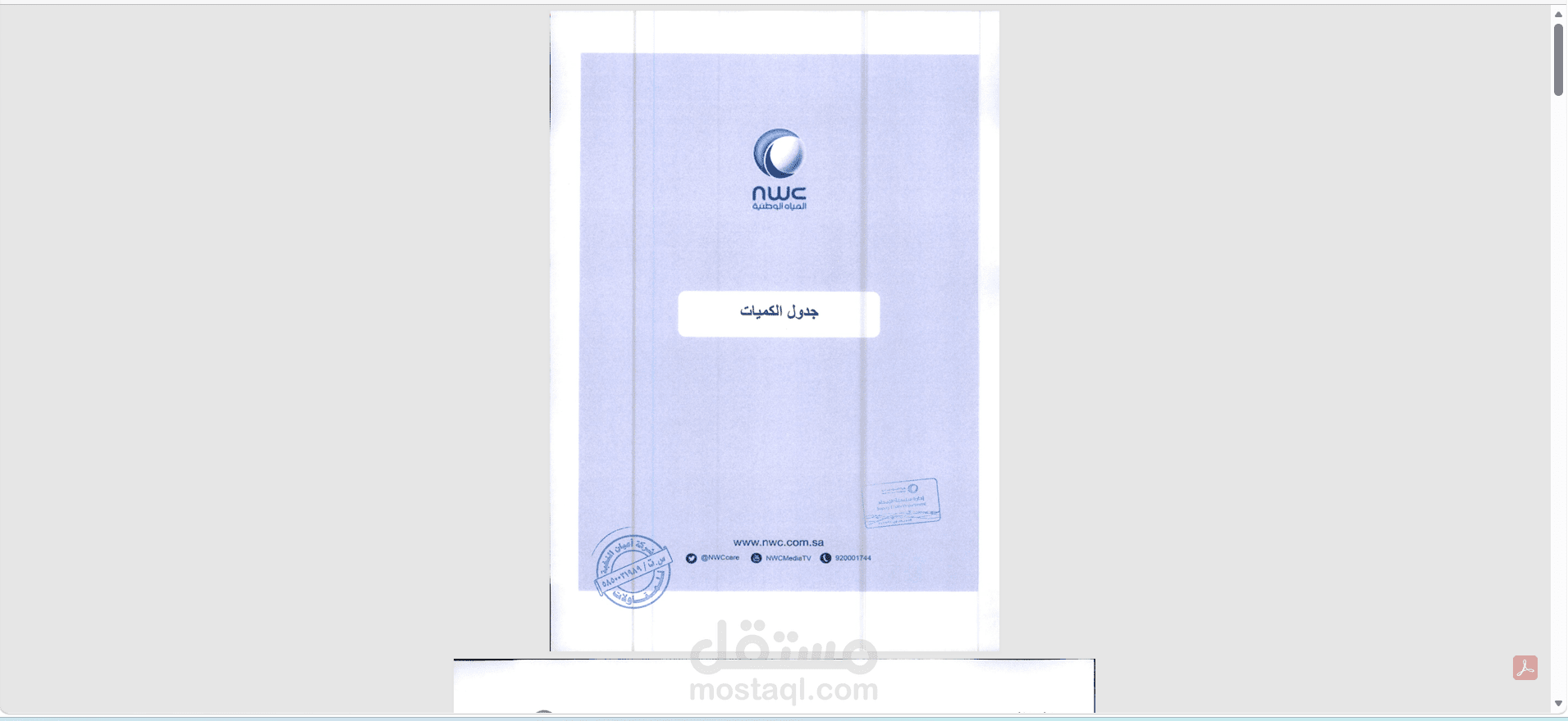 حساب كميات مشروع محطة معالجة ومباني مشروع ابو عريش