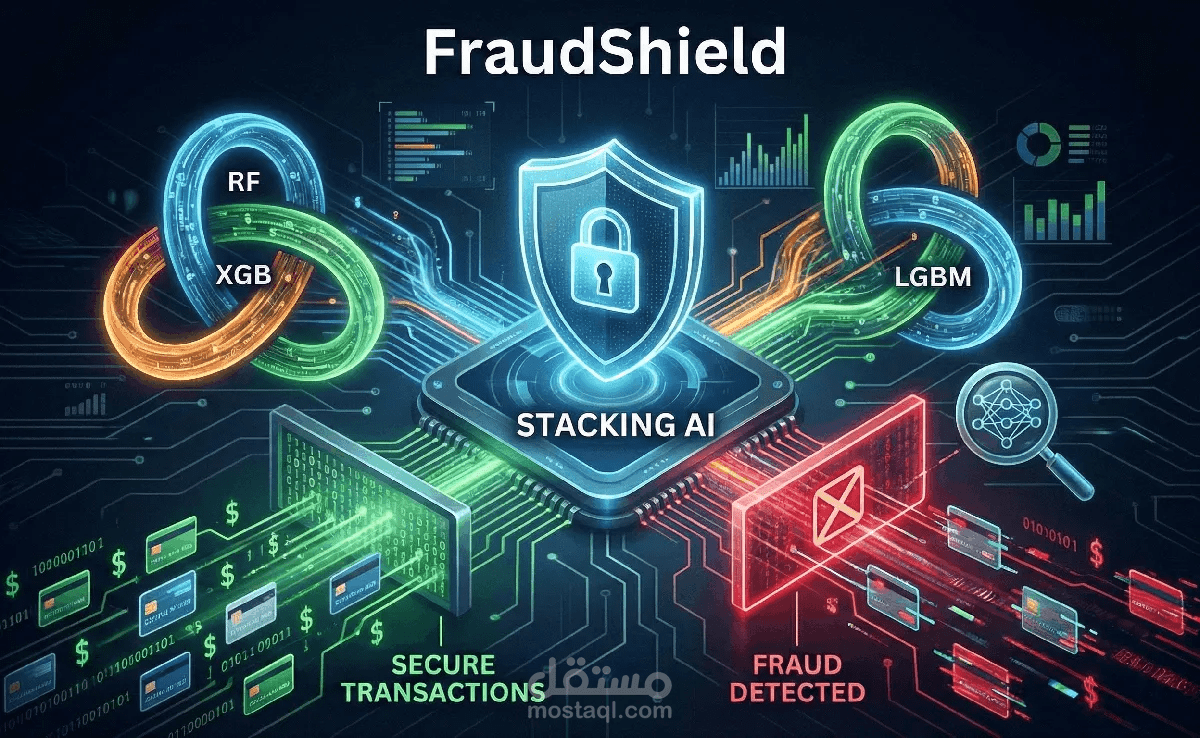 نظام كشف الاحتيال المالي وتأمين المعاملات (FraudShield)