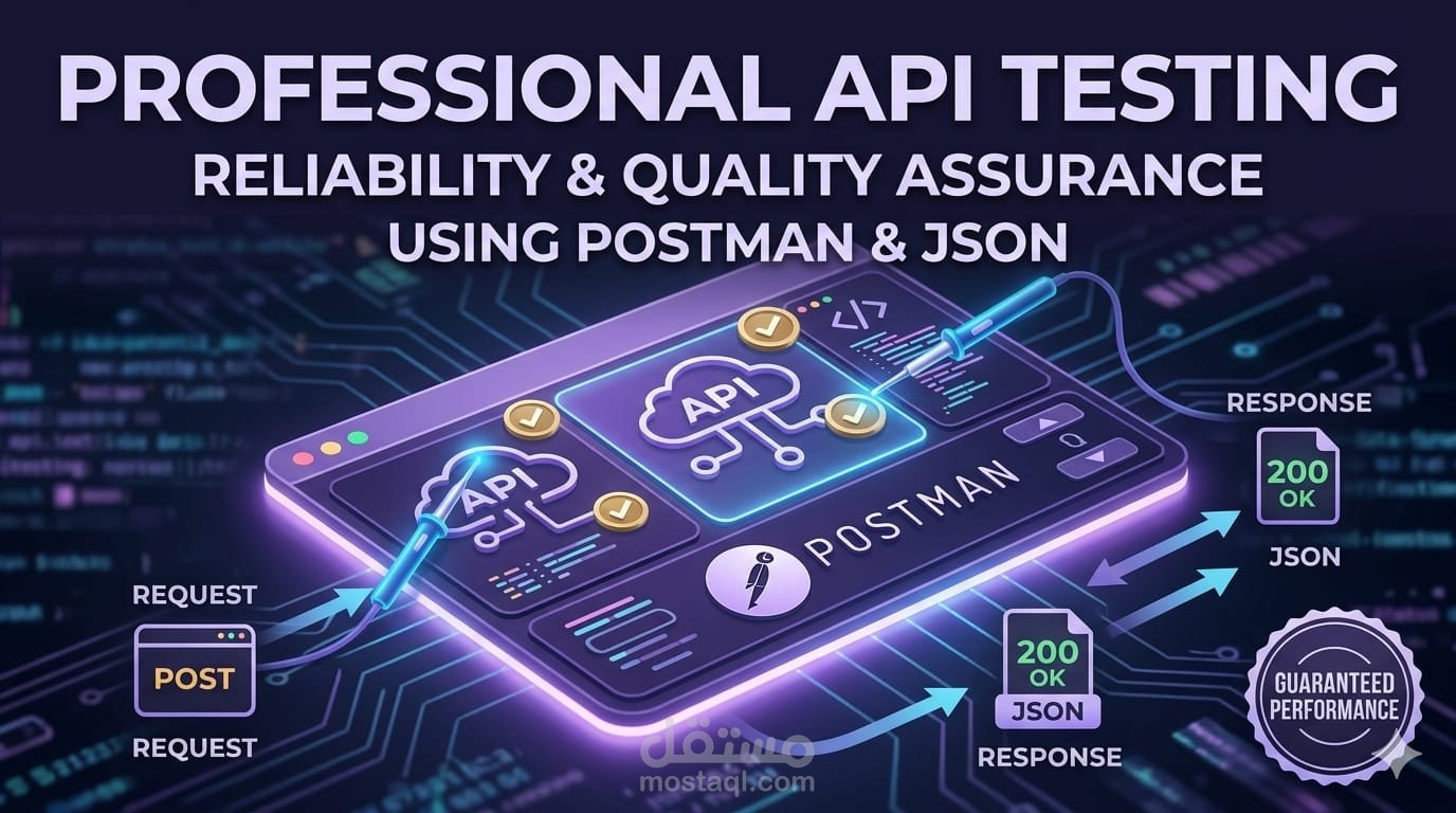 اختبار و فحص ال API  باستخدام اداه Postman