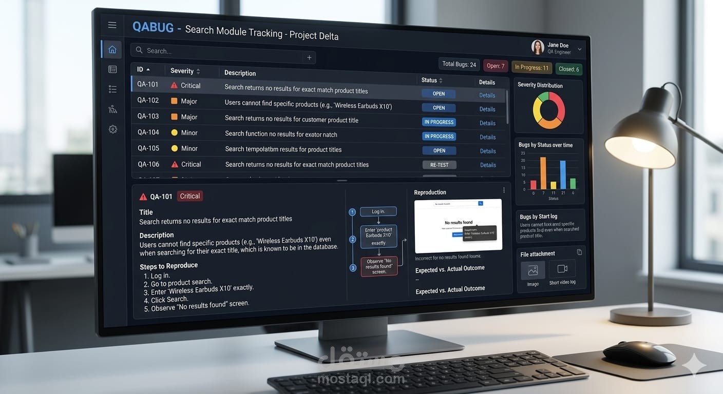 إصلاح مشاكل البحث (Search Functionality Bugs) في موقع ويب