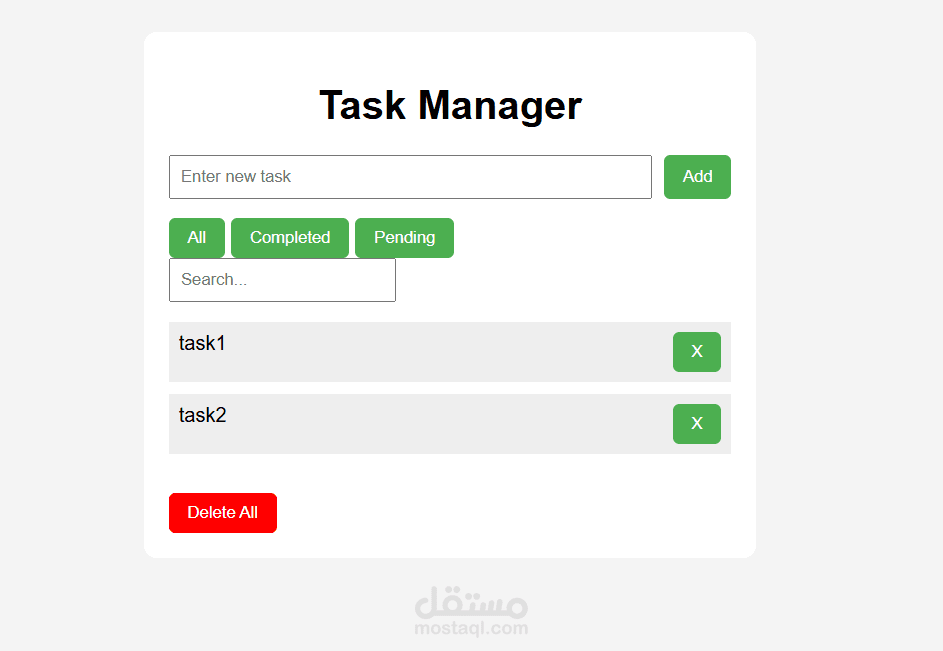 task manager web app