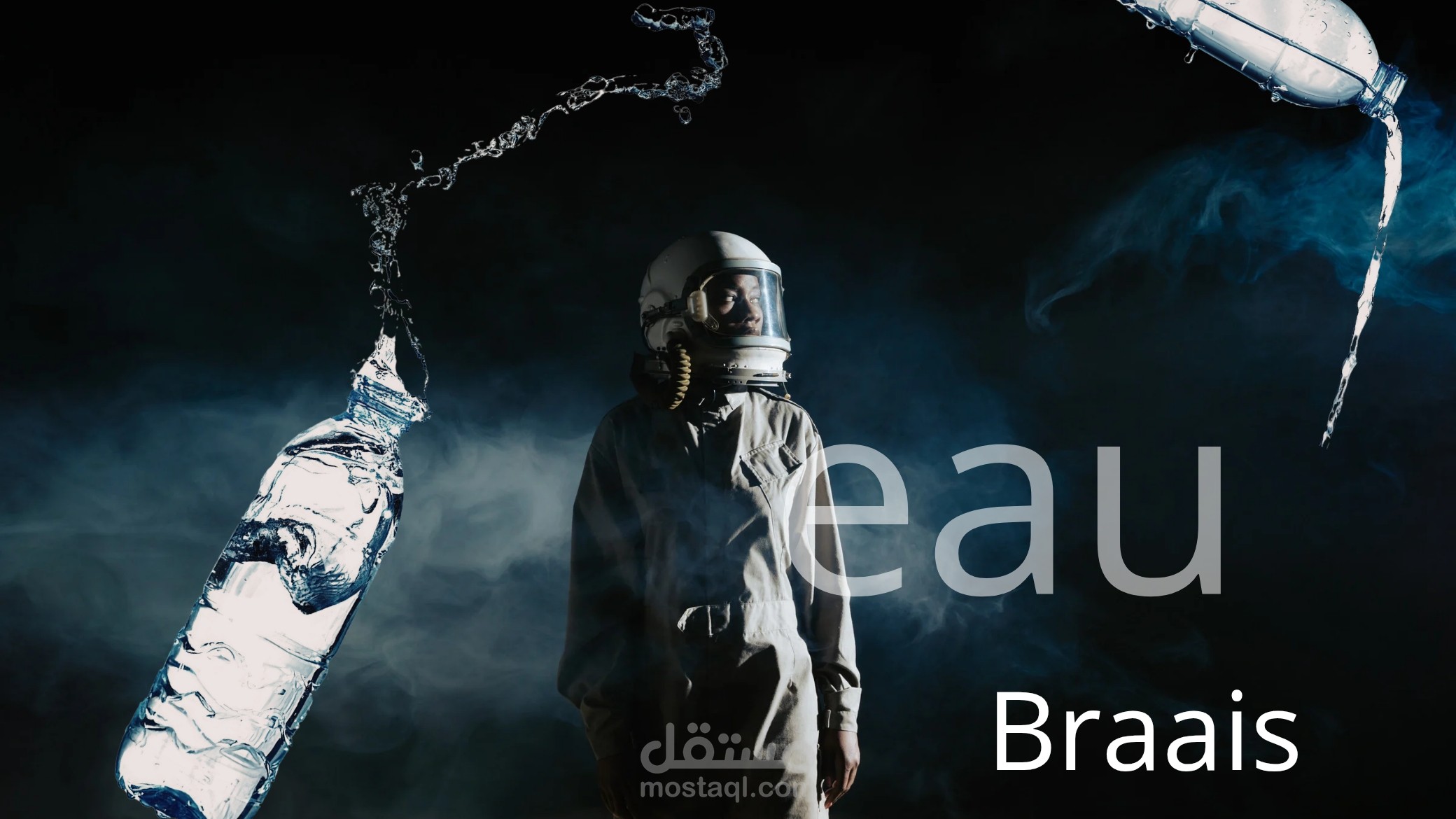 تصميم اشهار مياه الشرب /eau Braiss