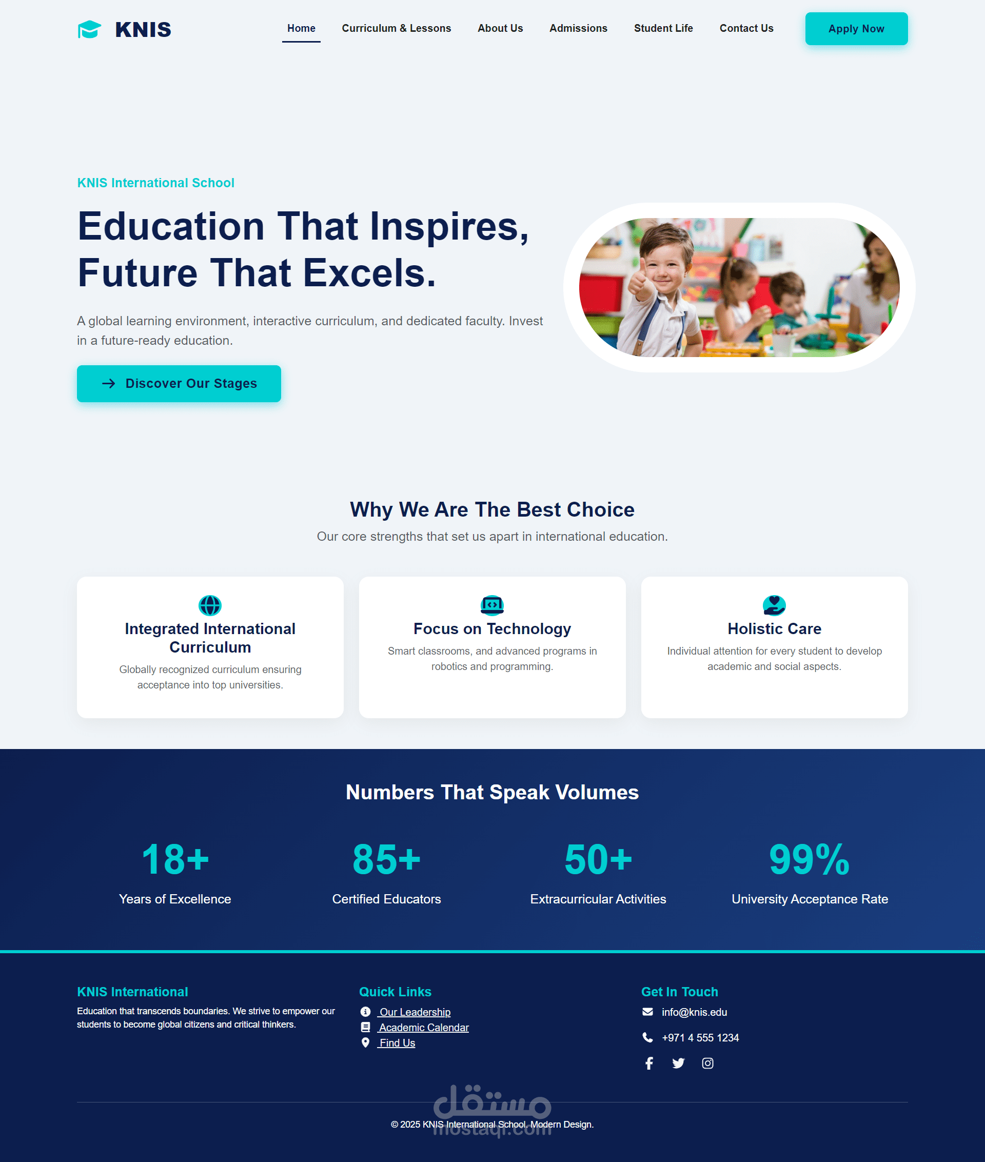 International School Website