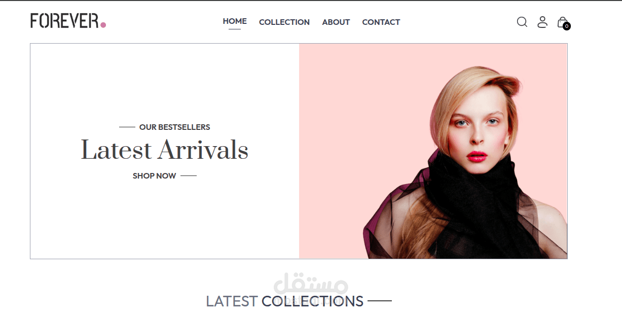 forever e-commerce website