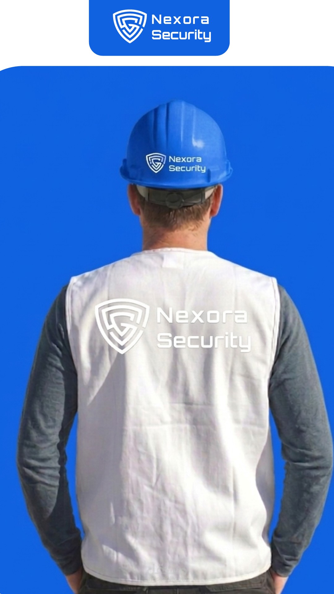 هوية بصرية لشركة Nexora Security